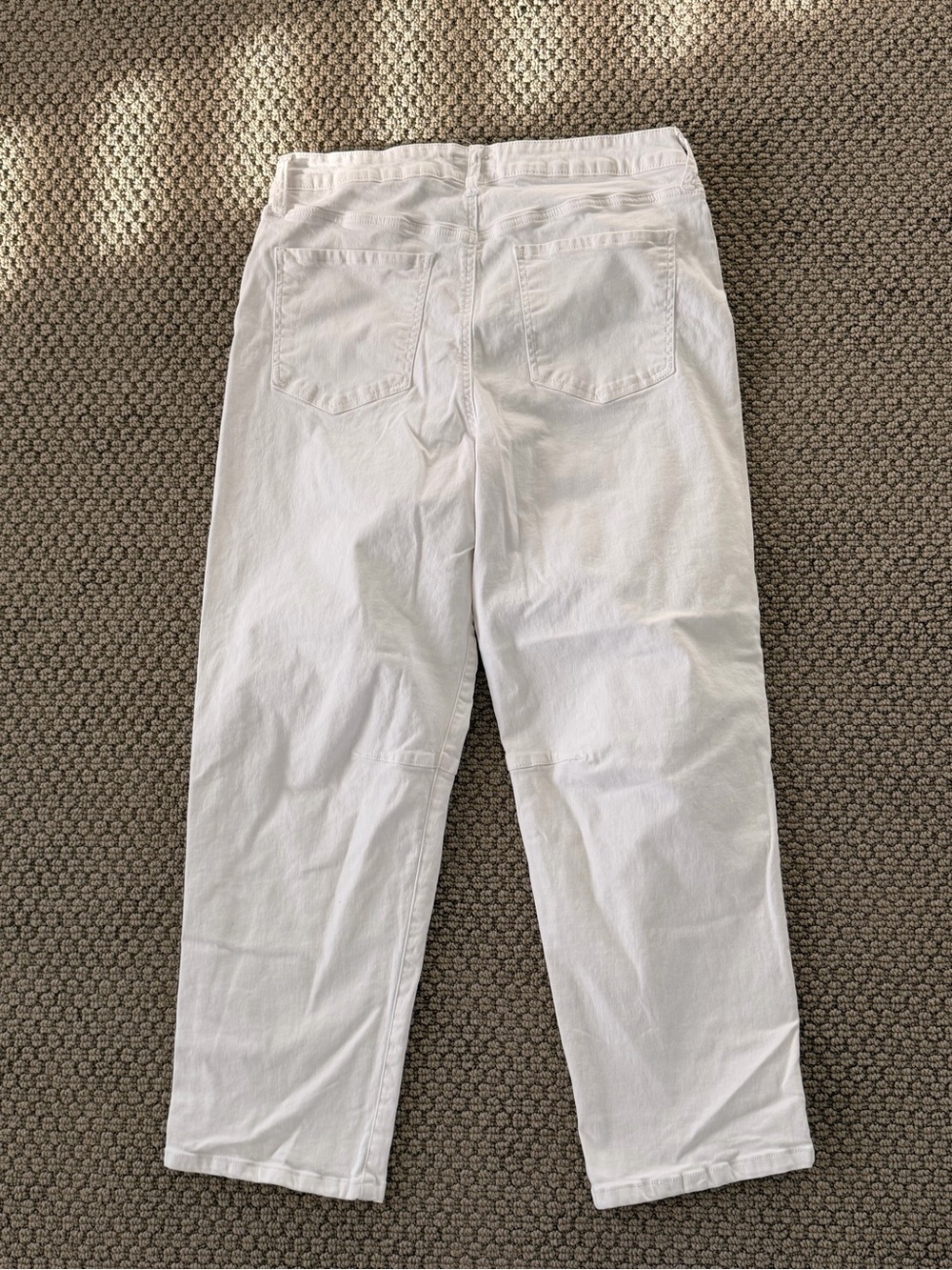 Kut From The Kloth White Barrel Leg Jeans Size 12 - Picture 6 of 7